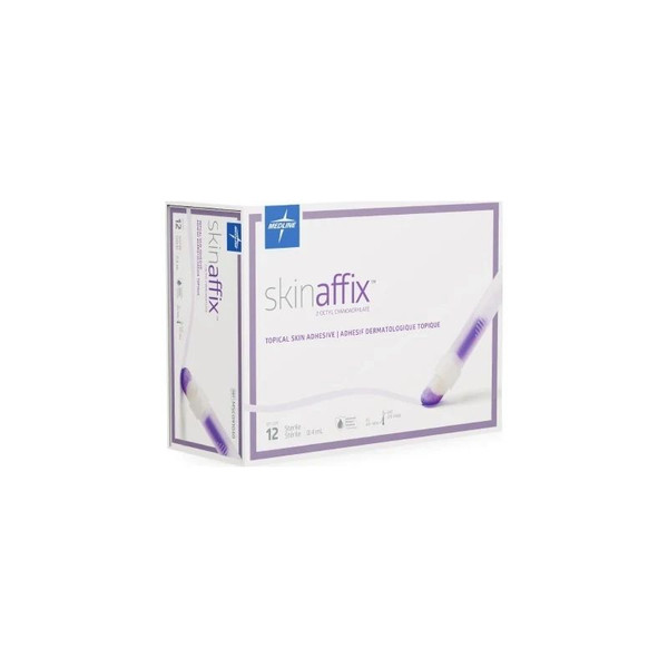 Medline - Skin Affix - Msc091040 - Adhesive 0.4 Ml High Viscosity Dome Applicator Tip 2 - Octyl Cyanoacrylate