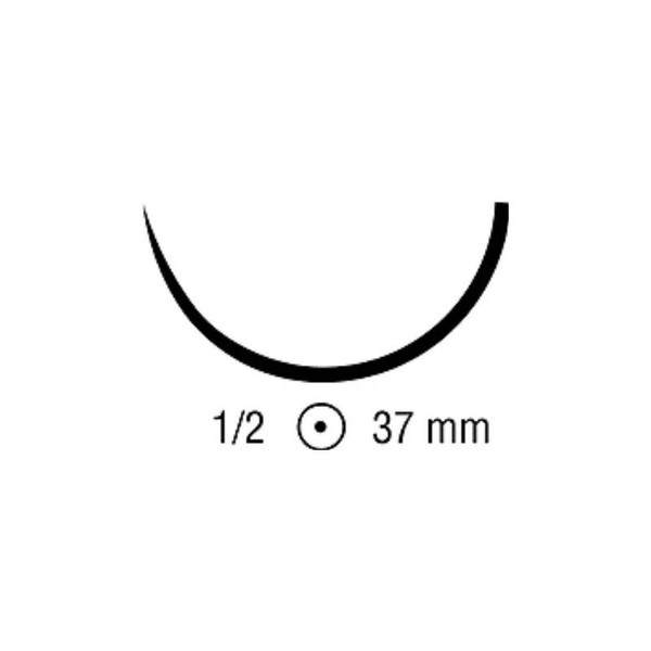 Medtronic - Biosyn - Cm-9M - Mitg - Absorbable Suture With Needle Polyester Gs - 21 1/2 Circle Taper Point Size 2 - 0 Monofilament