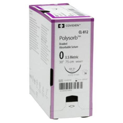 Medtronic - Polysorb - Cl-802 - Cl802 - Suture, Vio 0 27 Gs - 24 217Q