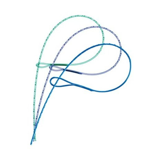 Medtronic - V-Loc 180 Wound Closure Device - Vlocn0614 - Mitg - Pbt Nonabsorbable Suture With Needle Polybutester 20 1/2 Circle Taper Point Size 3 - 0 Barbed Monofilament