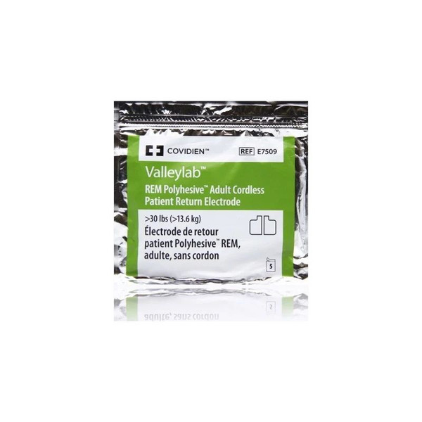 Medtronic - Valleylab - E7509B - Mitg Patient Return Electrode Rem Polyhesive Split Without Cord