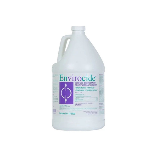 Metrex Research - Envirocide - 13-3300 - Surface Disinfectant Cleaner Alcohol Based Manual Pour Liquid 1 Gal Jug Scent Nonsterile