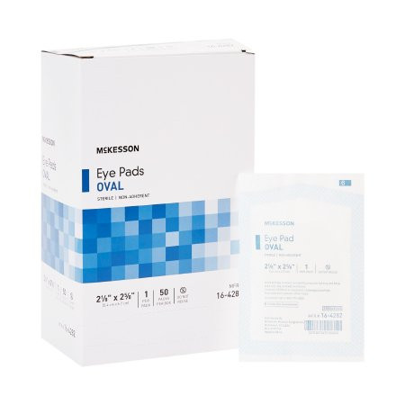 Mckesson - 16-4282 - Eye Pad 2 - 1/8 X 5/8 Inch