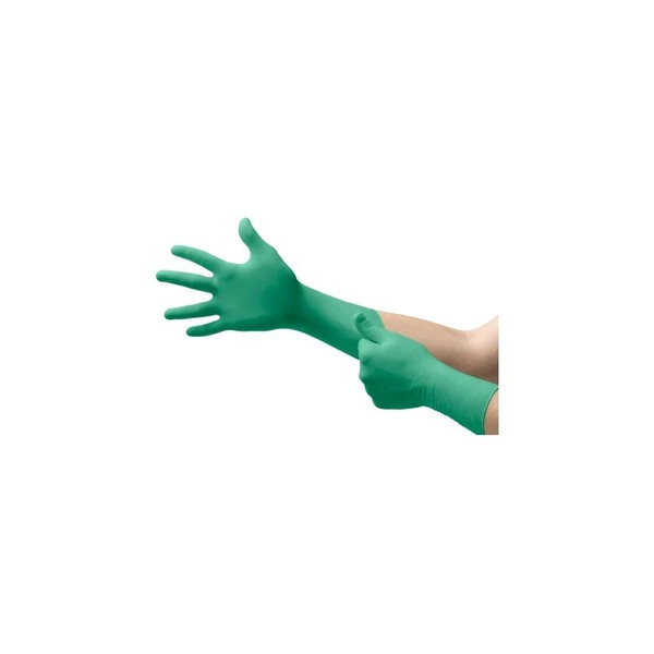Microflex - 114097 - Chemical Protection Gloves Touchntuff 92 - 605 Medium Nitrile Green 12 Inch Beaded Cuffs Nonsterile