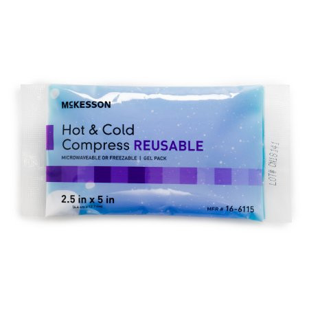 Mckesson - 16-6115 - Hot / Cold Pack General Purpose X - Small 2 - 1/2 5 Inch Gel Reusable