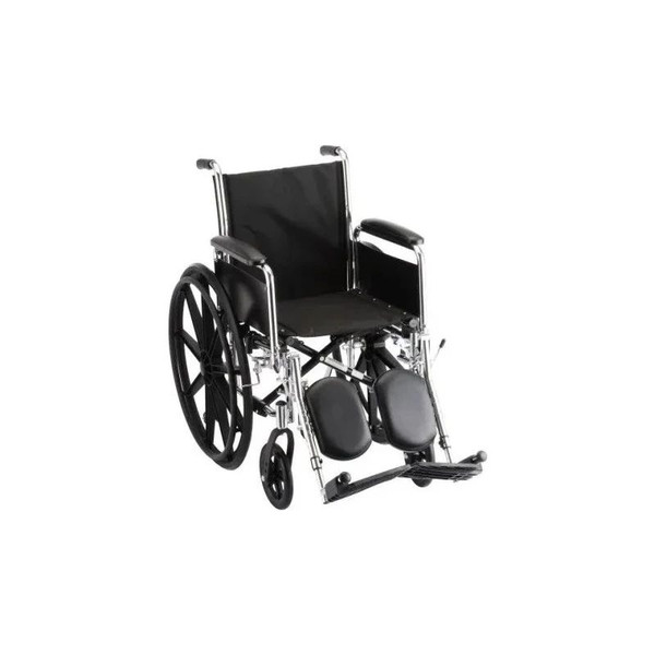 Nova Ortho-Med - 5161Se - Wheelchair - 16In With Detachable Full Arm & Elevating Leg Rests ( Nylon Upholstery)