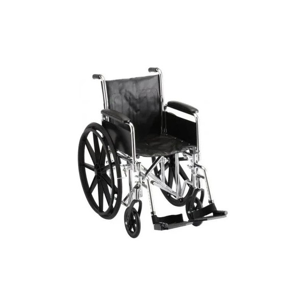 Nova Ortho-Med - 5166s - Wheelchair- 16in. With Detachable Full Arm & Swing Away Footrest