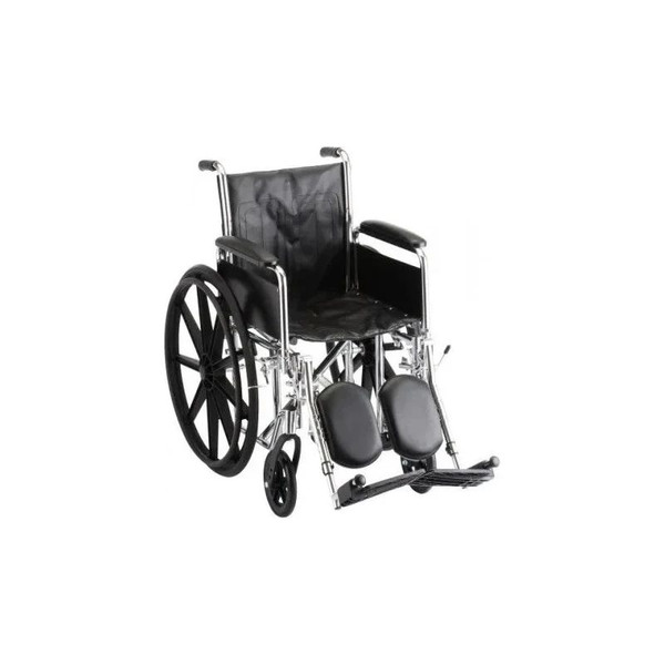 Nova Ortho-Med - 5166Se - Wheelchair - 16In With Detachable Full Arm & Elevating Leg Rests