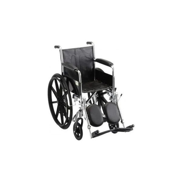 Nova Ortho-Med - 5200Se - Wheelchair - 20In With Detachable Desk Arm & Elevating Leg Rests