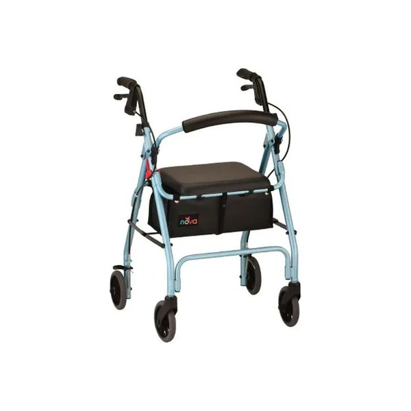 Nova Ortho-Med - Getgo Series - 4202Cdb - Classic Roll Wlkr Skyblue
