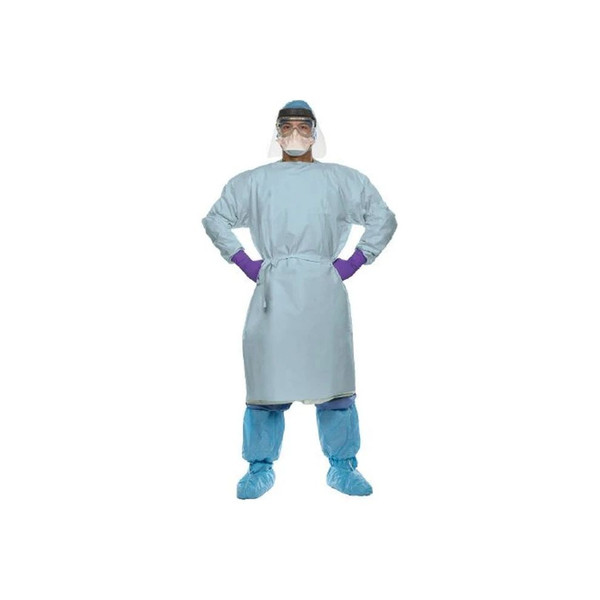 O&M Halyard - 47347 - Gown, Procedure Chemo360 Closed Back Blu 2Xlg