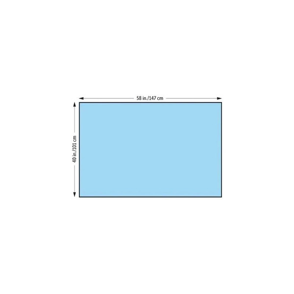 O&M Halyard - 47612 - Drape, Surg Basic Str Half 40 X58