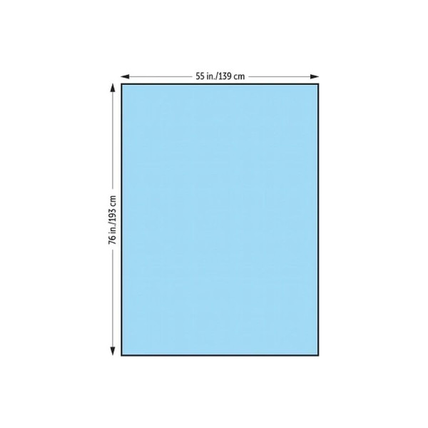 O&M Halyard - 47626 - Drape, Surg Reverse Fold Str Lg 55 X76