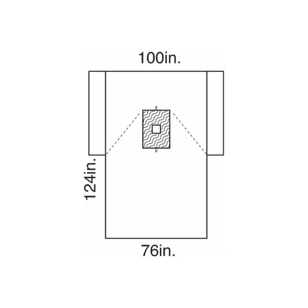 O&M Halyard - 89236 - Drape, Breast/Chest 100 X76 X124