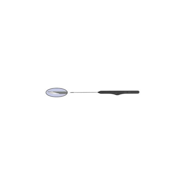 Olympus America - Gyrus - 130716 - Myringotomy Knife Stainless Steel / Plastic Flat Handle Sterile Disposable