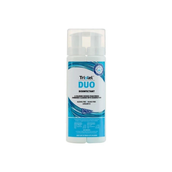 Parker - Tristel Duo - 41-25 - Labs - Surface Disinfectant Cleaner Bactericidal Manual Pump Liquid 125 Ml Bottle Nonsterile