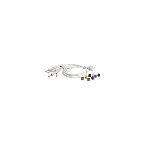 Phillips - Philips - 989803151671 - Leadwire Set 28 Inch Lead Colored Rings For Multi - Patient Use