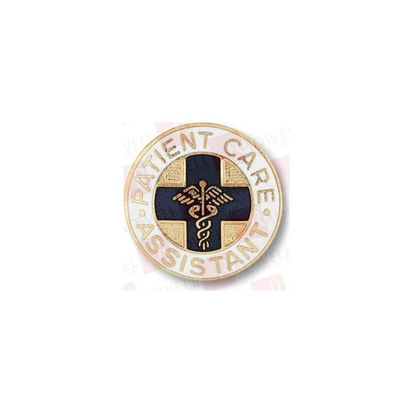 Prestige Medical - 1038 - Cloisonn&Eacute; Emblem Pins - Patient Care Assistant (Blue Cross)