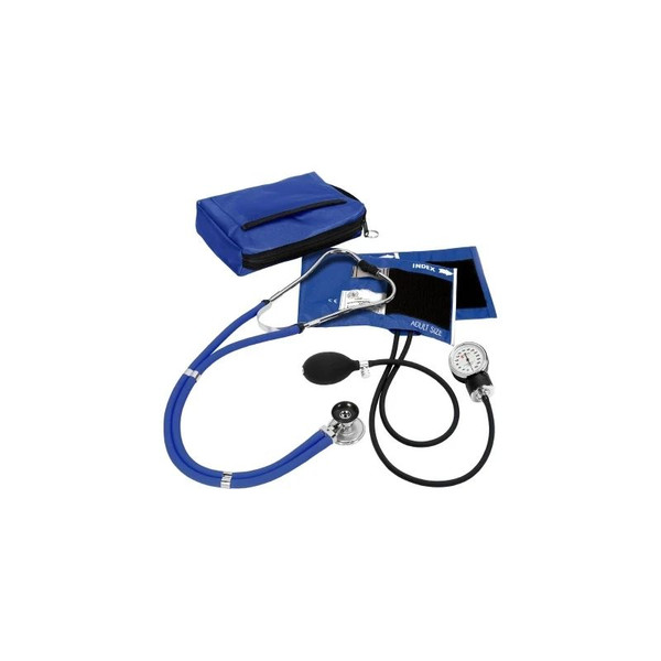Prestige Medical - A2-Roy - Reusable Aneroid / Stethoscope Set 25 To 40 Cm Adult Cuff Dual Head Sprague Pocket