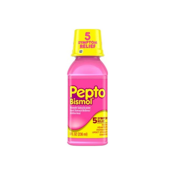 Procter & Gamble - Pepto Bismol - 37000003202 - Anti - Diarrheal 262 Mg Strength Liquid 8 Oz.