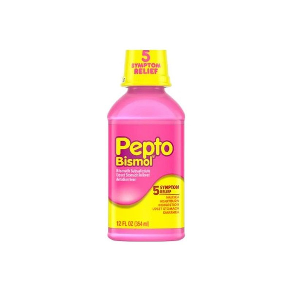 Procter & Gamble - Pepto Bismol - 37000003203 - Anti - Diarrheal 262 Mg Strength Liquid 12 Oz.