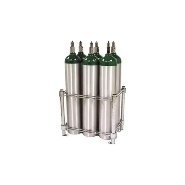 Responsive Respiratory - 150-0158Sc - 40 Cyl - D / E M9 Cart - Steel Casters
