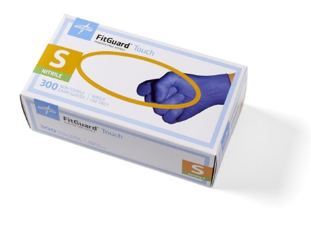 Medline - Fg3001 - Gloves, Exam: Fitguard Touch Powder-Free Nitrile Exam Size S, 3