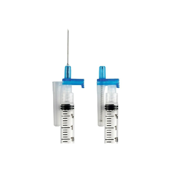 Retractable Technologies - Easypoint - 85341 - Safety Hypodermic Syringe With Needle 3 Ml 1 Inch 21 Gauge Regular Wall
