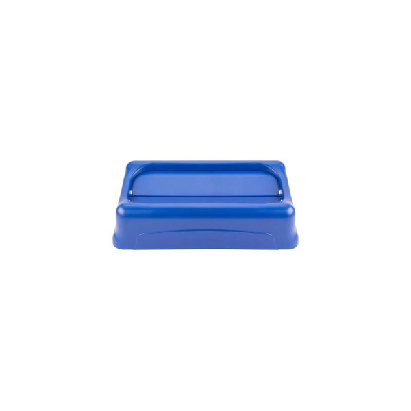 Rj Schinner - Slim Jim - Fg267360Blue - Co - Trash Can Lid 5 X 11 - 1/2 20 - Inch Blue Plastic Rectangular Swing