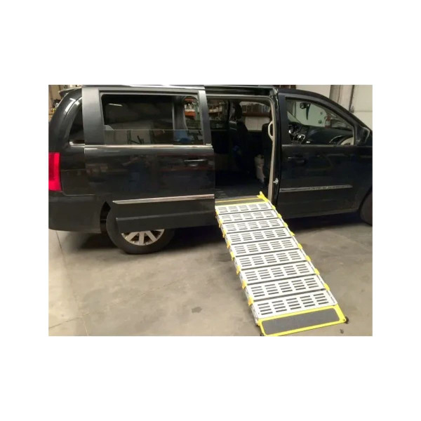 Roll-A-Ramp - Mf-30.7 - (Non - Powered) Manual Van Models Folding Ramp Wide Models.Capacity(Lbs):1000 Lbs