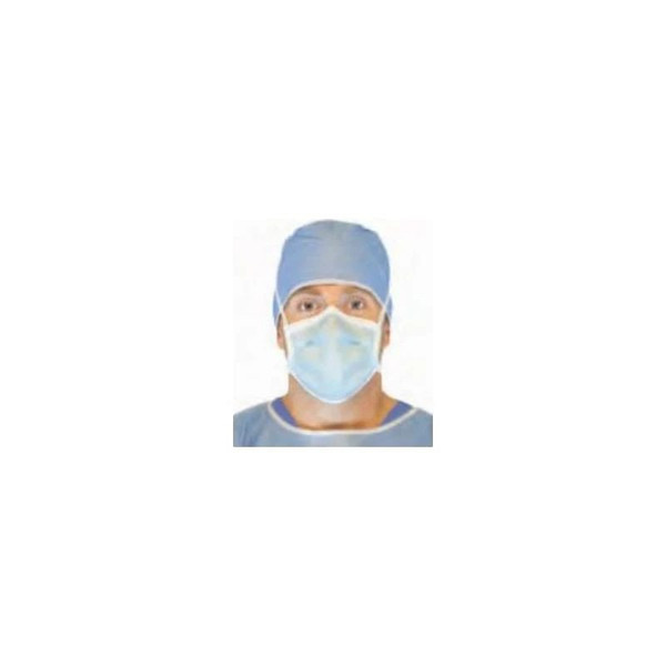 S2S Global - Premierpro - 2460 - Surgical Mask Pleated Tie Closure One Size Fits Most Light Blue Nonsterile Astm Level 1 Adult