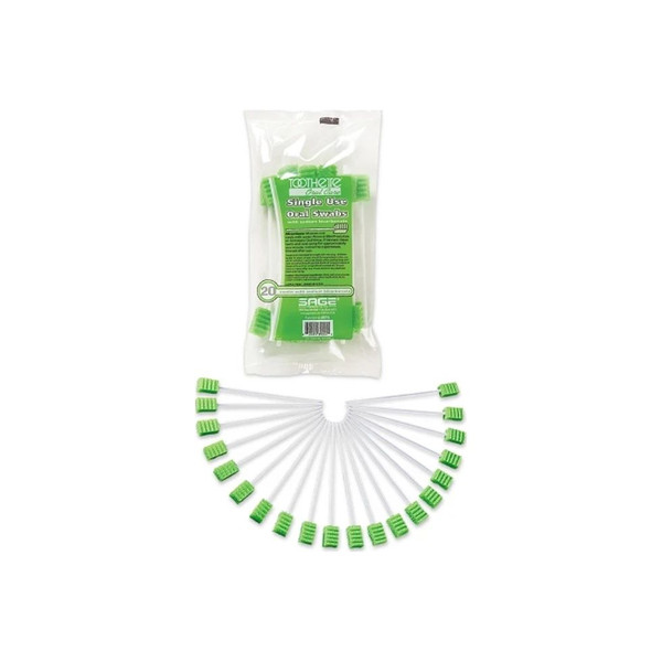 Sage Services Group - Toothette - 6076 - Plus Products - Oral Swabstick Foam Tip Sodium Bicarbonate