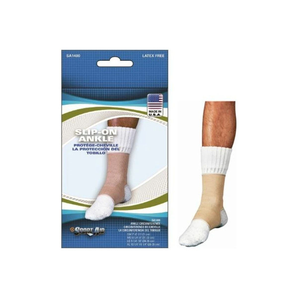 Scott Specialties - Sportaid - Sa1400 Bei Md - Cmo - Ankle Brace Slip - On, Medium, 8 - 1/4" - 9".