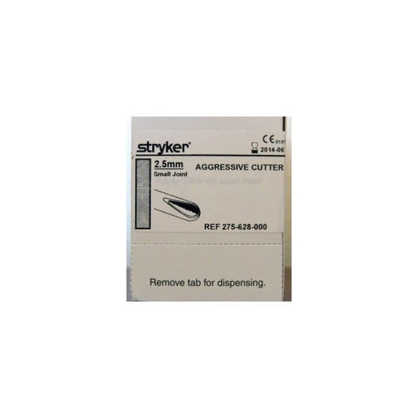 Stryker - 0275628000 - Resection Shaver Blade Small Joint Stainless Steel Sterile Disposable Individually Wrapped