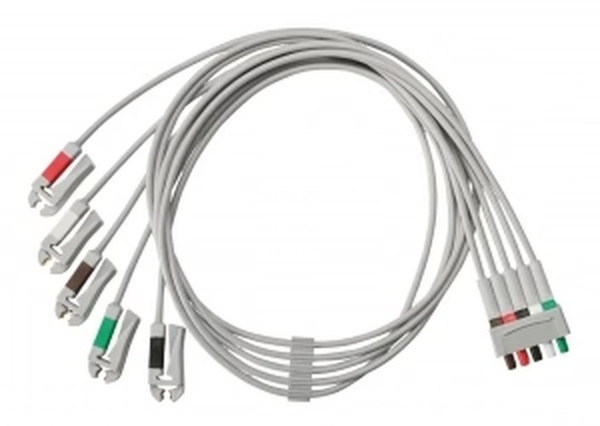 Sun Med - Vyaire Medical - 414556005 - Leadwire Set, 5Lead W/Grabber 29 Mixed Lengths