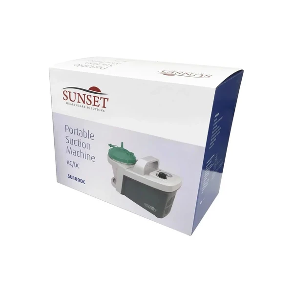 Sunset Healthcare Solutions - Su100Dc-Cord - Portable Suction Machine Replacement (No Adapter)