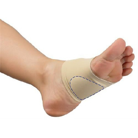 Pedifix - Visco-Gel - P1450-S/M - S/M - Plantar Fasciitis Arch Support Sleeve Small / Medium Pull - On Foot