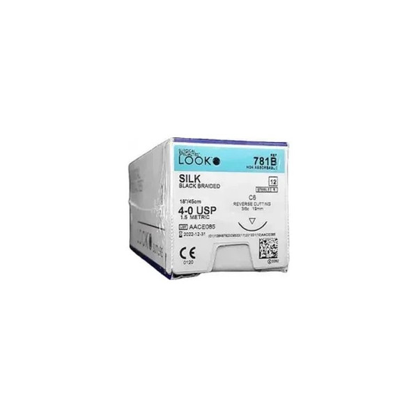 Surgical Specialties - D683n - Silk Suture Braided, Reverse Cutting, 3/8 Circle