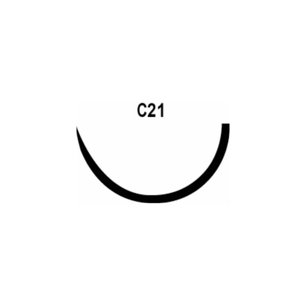 Surgical Specialties - Look - 593B - Absorbable Suture With Needle Plain Gut C - 21 1/2 Circle Reverse Cutting Size 3 - 0