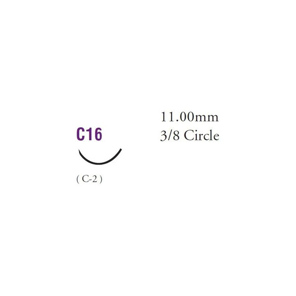 Surgical Specialties - Look - 795B - 3/0 Silk Suture Braided, C16, 3/8 Circle