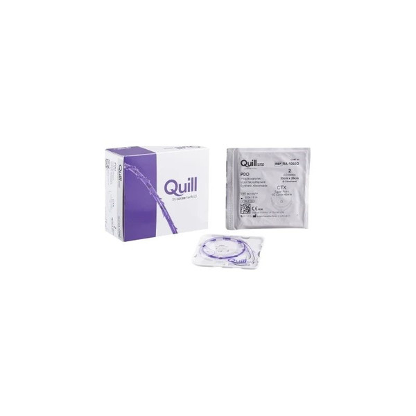 Surgical Specialties - Quill Knotless Tissue-Closure Device - Ra-1065Q - Pdo Suture, Taper Point, 1/2 Circle