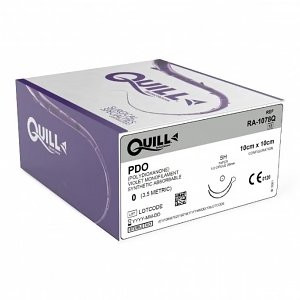 Surgical Specialties - Ra-1078Q - Suture, Quill Poly 0 10X10Cm 26Mm Tpr Pnt 1/2 Cir