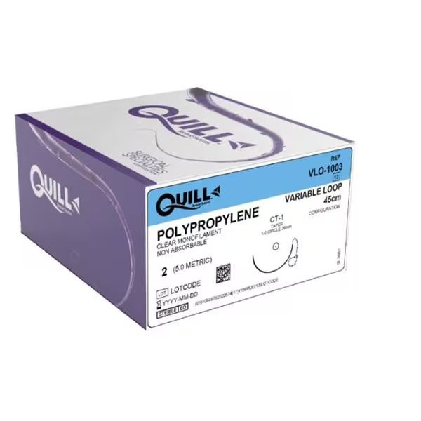Surgical Specialties - Vlo-1003 - Suture, Quill 1/2 C Taper Point Unidirectional 45Cm