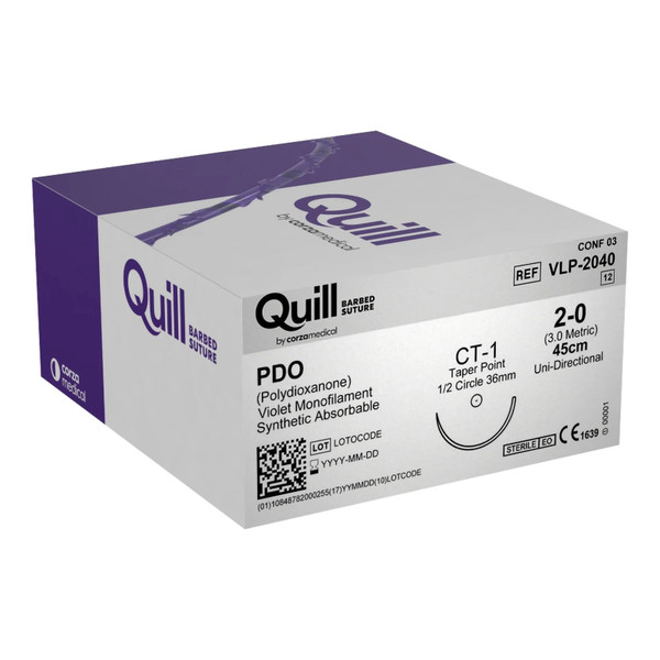 Surgical Specialties - Vlp-2040 - Suture, Quill Barbed Pdo Vio 18"