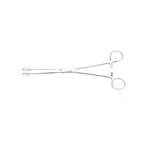 Teleflex - Arrow - 454100 - Medical Sponge Forceps Foerster 9 - 1/2 Inch Length Or Grade Finger Ring Handle Straight Cross Serrated Jaws