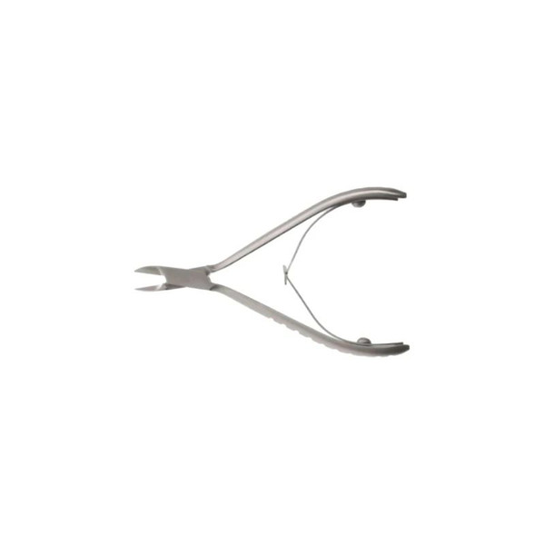 Teleflex - Kmedic - Km69322 - Medical - Nail Splitting Forceps 4 - 1/2 Inch Length Or Grade German Stainless Steel Nonsterile Grooved Plier Handle With Spring Straight English Anvil