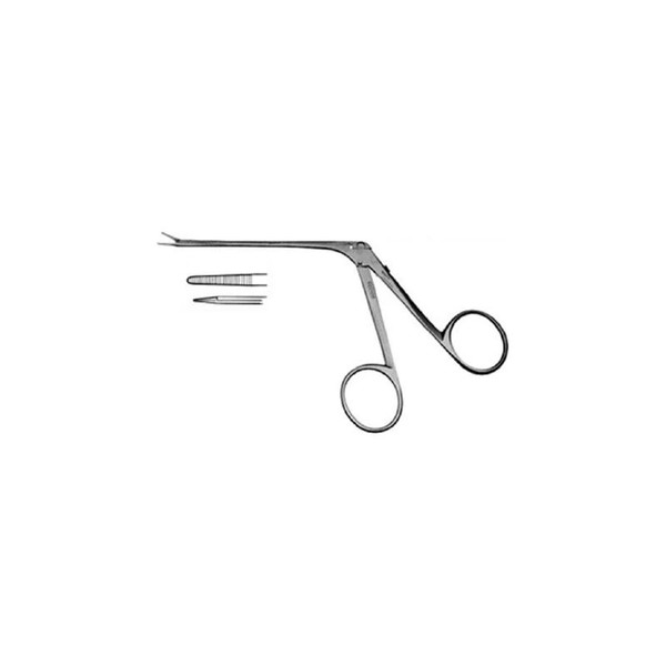 Teleflex - Pilling - 020100 - Medical Ear Forceps House 3 - 1/8 Inch Length Serrated Jaws, 8Mm
