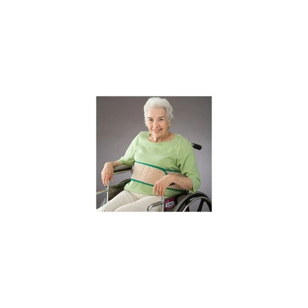 Tidi Products - Posey - 3658Xl - Safety Self - Releasing Wrap - Around Belt, X - Large, 100" 5", Beige, Quilted, Skin Tone, Hook And Loop Closure