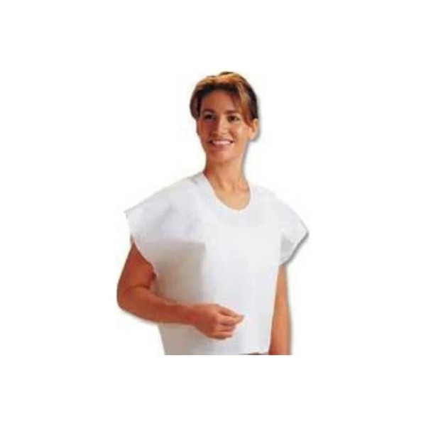 Tidi Products - Posey - 905A - Exam Cape Mauve One Size Fits Most Front / Back Opening Without Closure Unisex