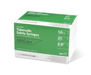 Ultimed - 63001 - Syringe/Ndl, Safety Tuberculin27Gx1/2" 1Cc